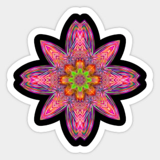 Mandala Magic - Fractal Mandala 7.29.2023 A Sticker